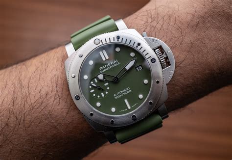 panerai militare verde|panerai 44mm submersible.